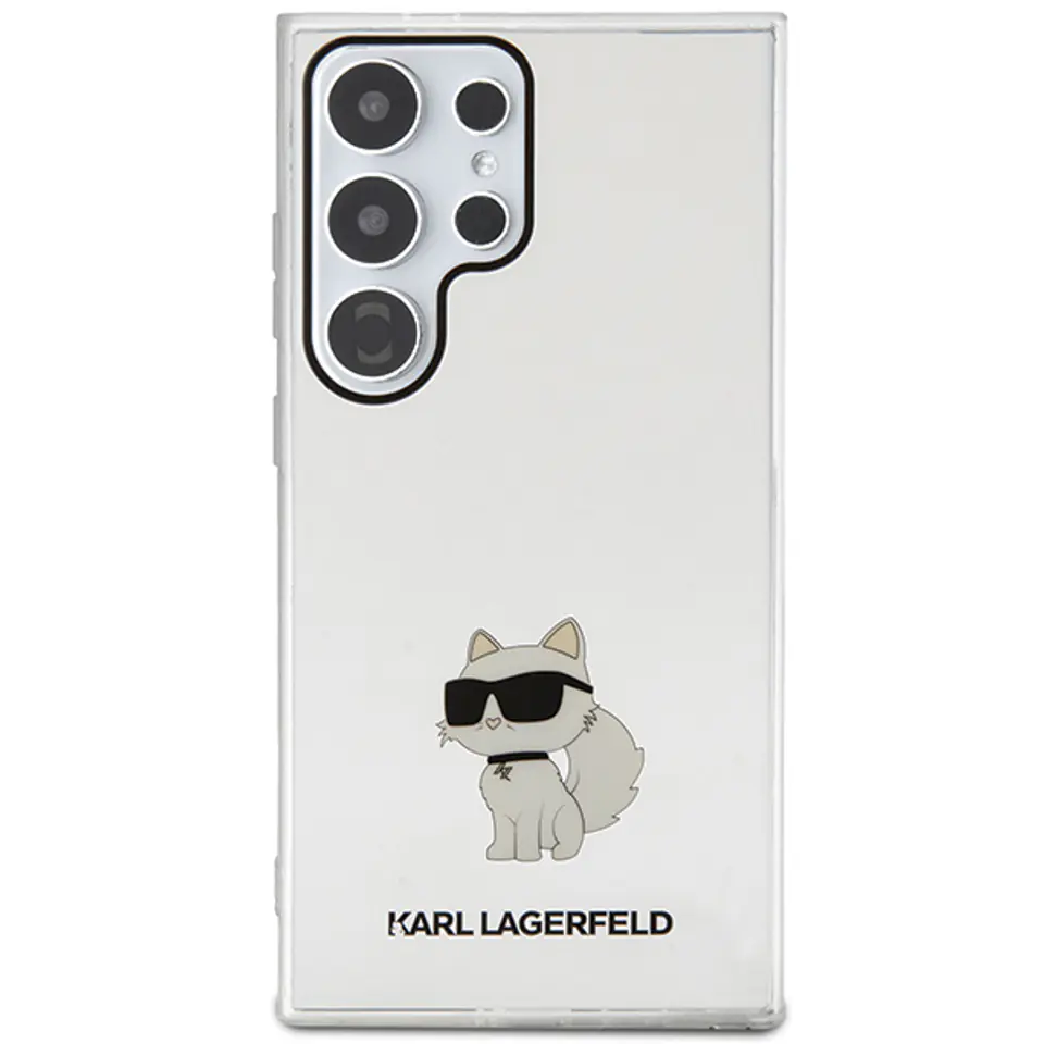 Karl Lagerfeld KLHCS24SHNCHTCT S24 S921 transparent hardcase IML Choupette