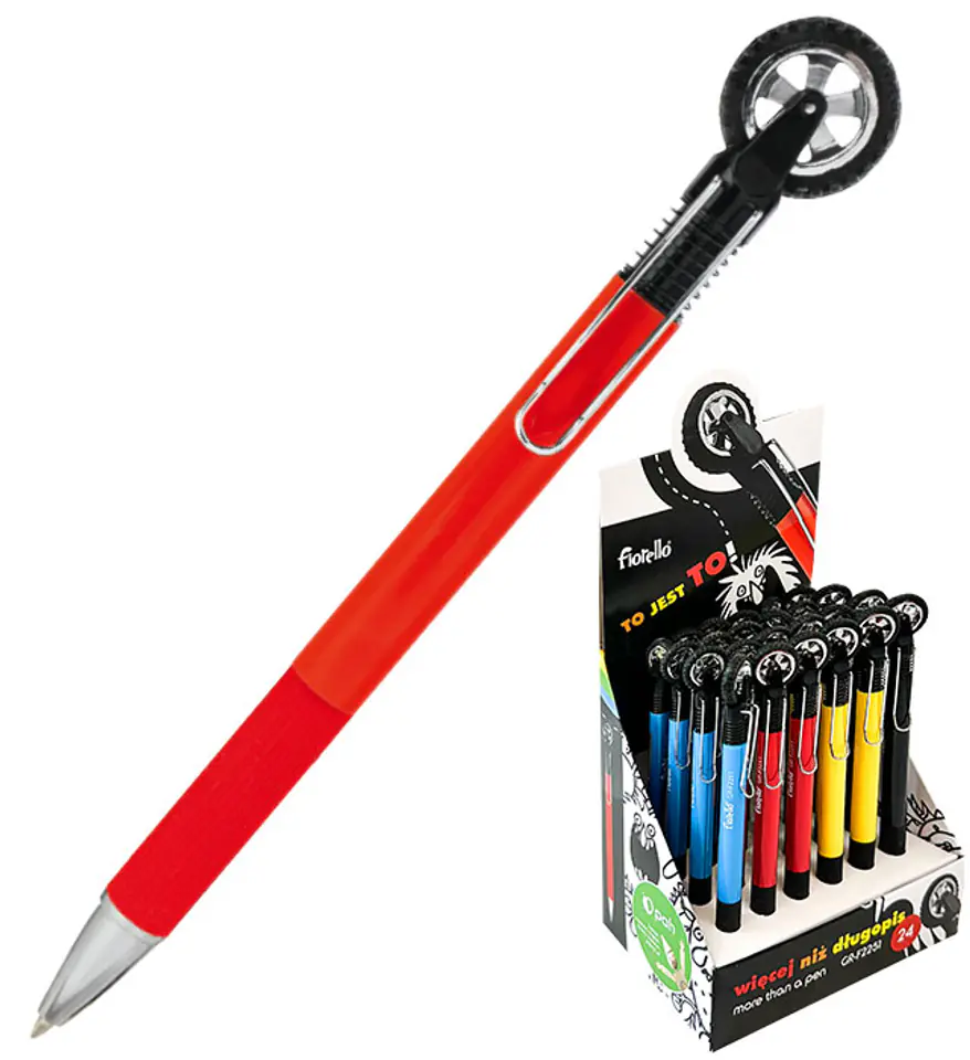 Długopis rajdowy automatyczny GR-F2251 niebieski FIORELLO 160-2361