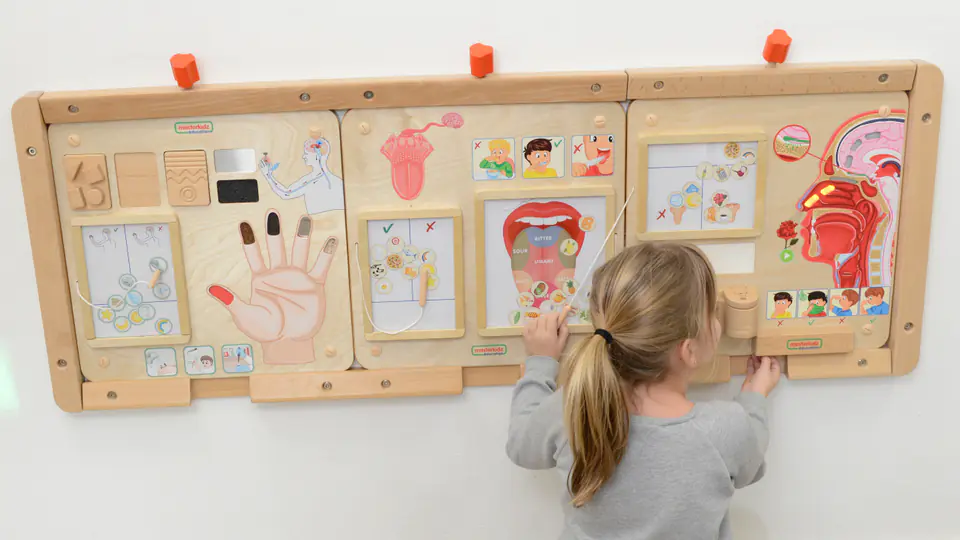 MASTERKIDZ Tablica Edukacyjna Zmysł Węchu Montessori