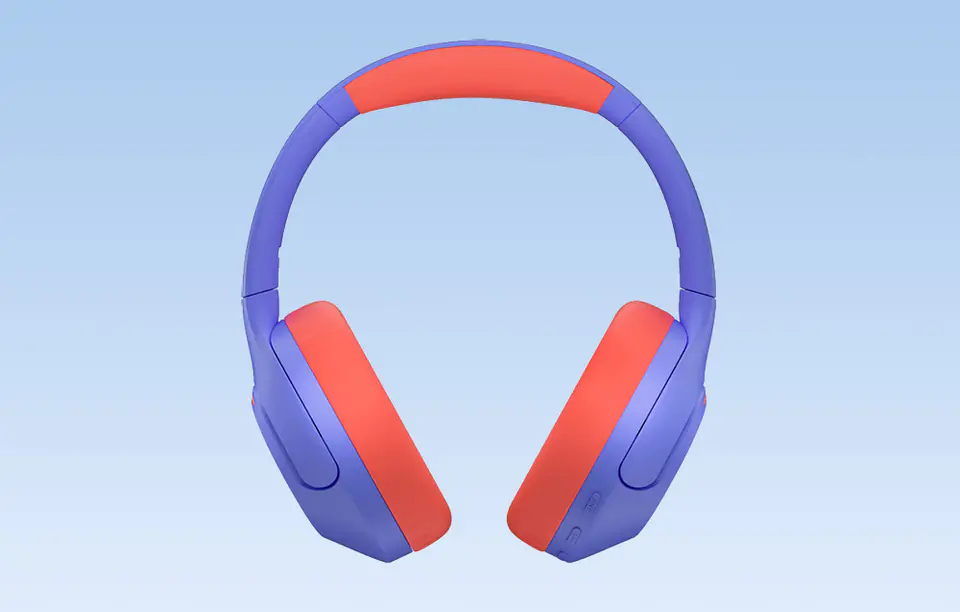 Bezprzewodowe słuchawki Haylou S35 ANC (fioletowo- pomarańczowy)