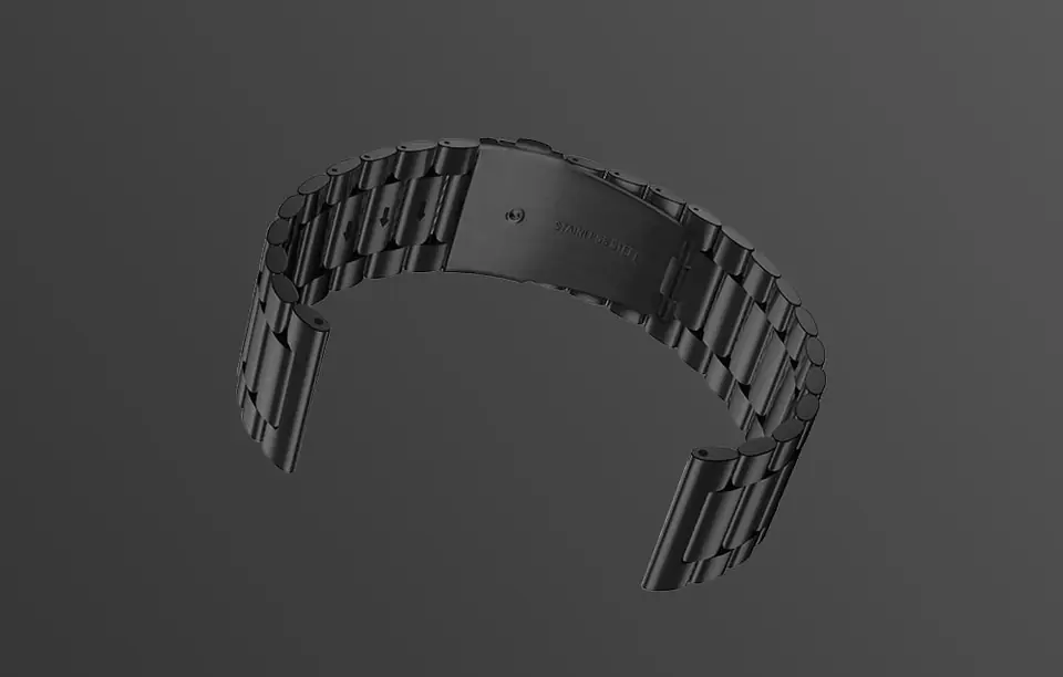 Pasek do Smartwatcha Colmi z Stali Nierdzewnej Czarny 22mm