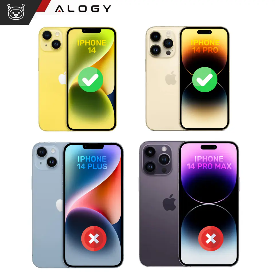 Szkło prywatyzujące do iPhone 14 Pro Anti-Spy Private Antyszpiegowskie hartowane na ekran matowe Alogy