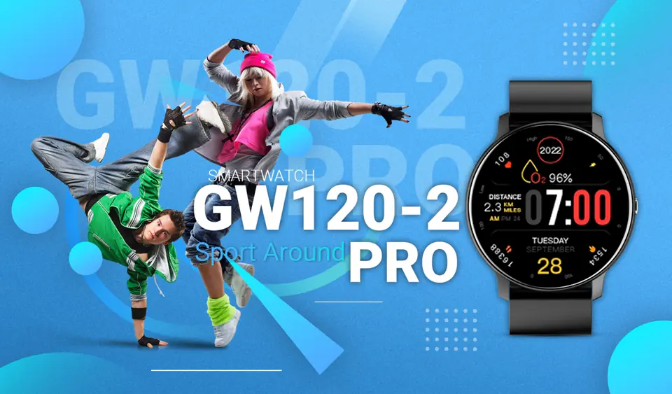 Smartwatch Giewont Sport Around PRO SmartCall GW120-2 PRO - Carbon