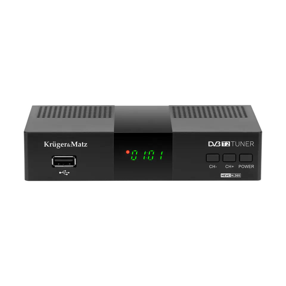 Tuner DVB-T2  H.265 HEVC Kruger&Matz