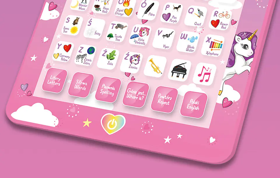 Tablet Wielojęzyczny Edukacyjny Unicorn Lexibook