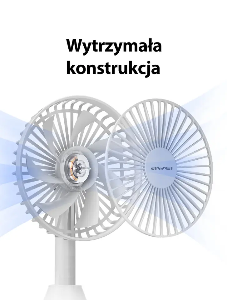 AWEI Mini Wiatrak biurkowy F29czarny/black