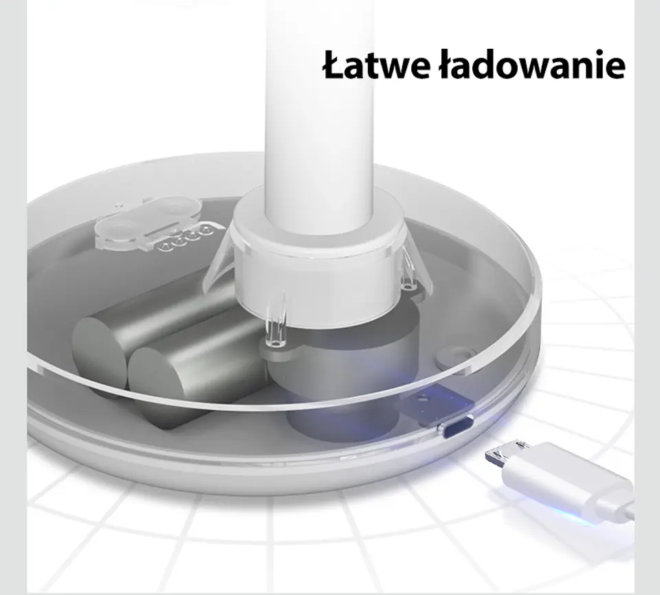 AWEI Mini Wiatrak biurkowy F29czarny/black