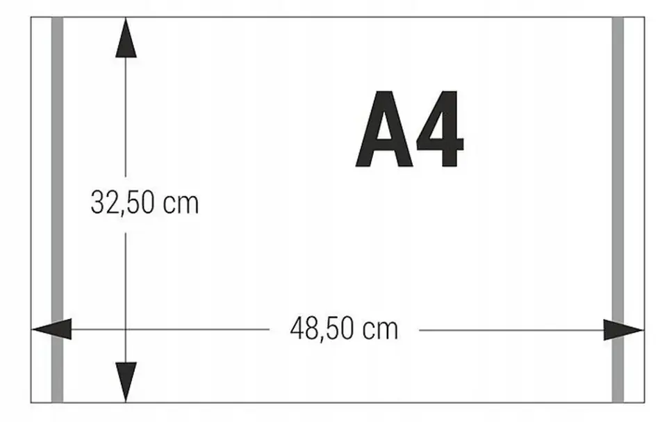 Okładki samoprzylepne na zeszyty szkolne A4 25 sztuk 32,5x48,5cm OZ-54 BIURFOL