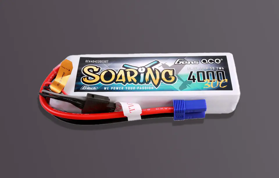 Akumulator Gens ace G-Tech Soaring 4000mAh 14.8V 30C 4S1P Lipo Battery