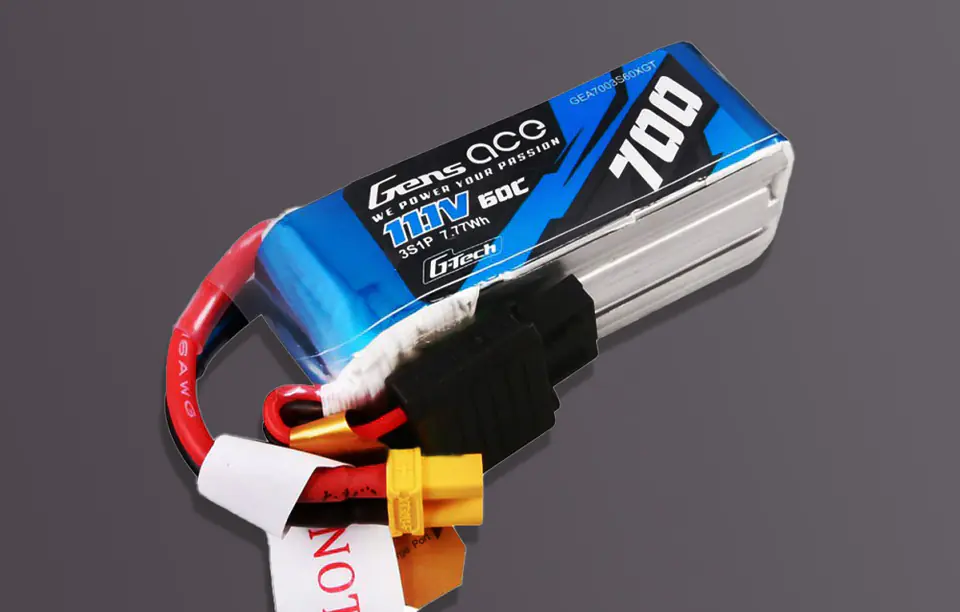 Akumulator Gens ace G-Tech 700mAh 11.1V 60C 3S1P Lipo Battery Pack