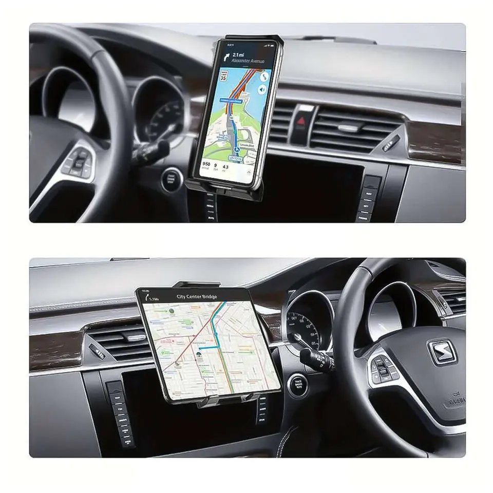 Uchwyt samochodowy Alogy AirVent Car Holder na telefon, tablet 4-11" do kratki wentylacyjnej Czarny