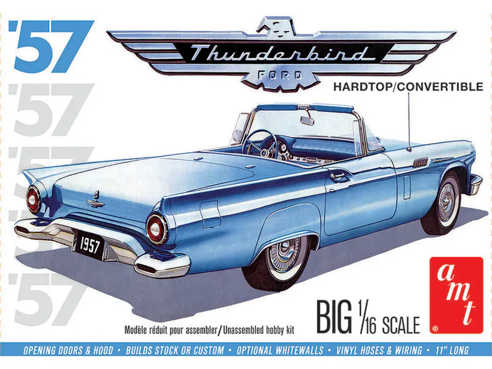 Model Plastikowy - Samochód 1:16 1957 Ford Thunderbird 2T