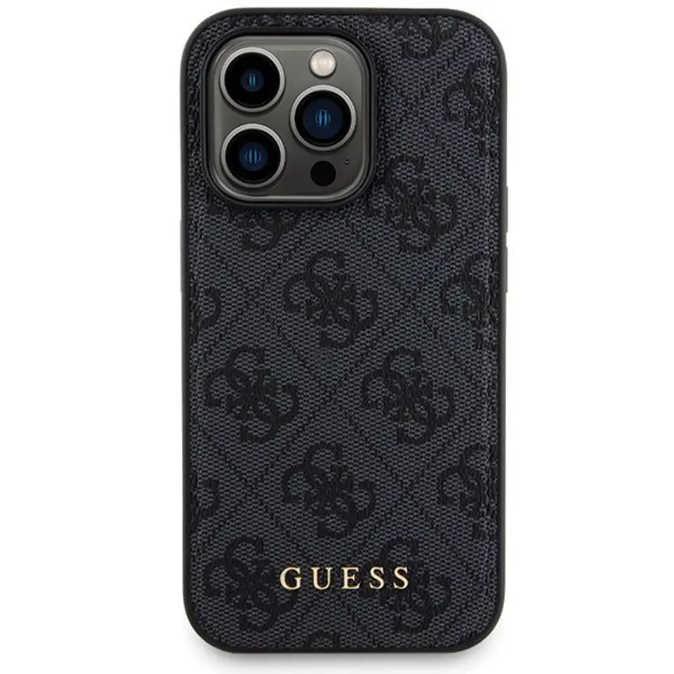 Oryginalne Etui IPHONE 14 PRO Guess Hardcase + Powerbank MagSafe 4G Metal Logo 5000mAh (GUBPM5P14L4GEMGK_ czarne