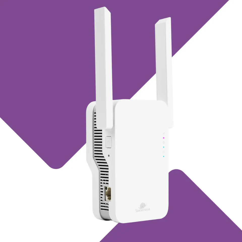 wzmacniacz Wi-Fi, wzmacniacz sygnału Wi-Fi, repeater Wi-Fi, extender Wi-Fi, wzmacniacz zasięgu, wzmacniacz internetu, zwiększenie zasięgu Wi-Fi, dwuzakresowy wzmacniacz Wi-Fi, Spacetronik SP-RE1200, Spacetronik wzmacniacz, rozszerzenie Wi-Fi, polepszenie sygnału Wi-Fi, zwiększenie mocy sygnału, najlepszy wzmacniacz Wi-Fi, wzmacniacz sygnału internetowego, wzmacniacz do domu, wzmacniacz do biura, łatwa instalacja Wi-Fi, zwiększenie prędkości internetu, dwupasmowy repeater, bezpieczna sieć Wi-Fi, port Ethernet w repeaterze, zwiększenie zasięgu sieci Wi-Fi