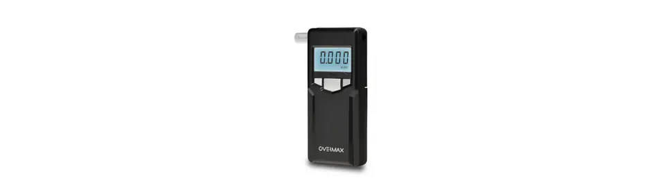 Alkomat elektrochemiczny Overmax OV-AD-06-ALKOMAT z zakresem do 4.0 promila czarny