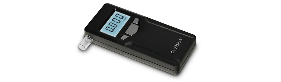 Alkomat elektrochemiczny Overmax OV-AD-06-ALKOMAT z zakresem do 4.0 promila czarny