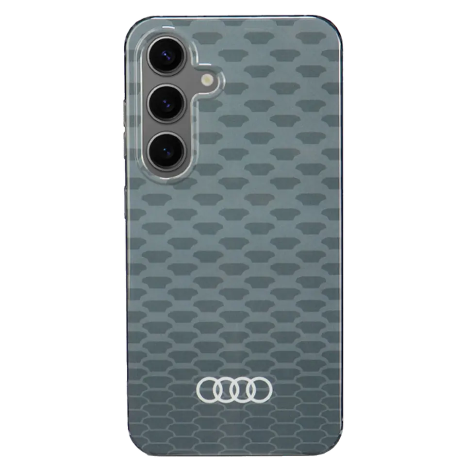 Audi IML Stitching Pattern MagSafe Case S24 Ultra S928 szary/grey hardcase AU-IMLMS24U-Q5/D3-GY