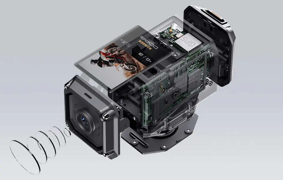 Wideorejestrator DDPAI Ranger GPS WiFi 4K Motocyklowy