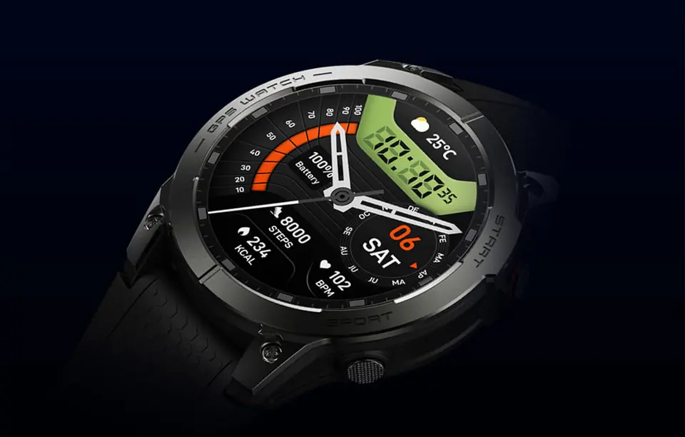 Smartwatch Zeblaze Stratos 3 Pro (Czarny)