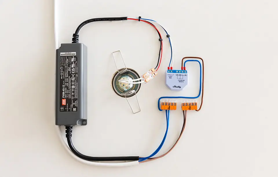 Ściemniacz światła WiFi/Bluetooth Shelly Plus 0-10V Dimmer