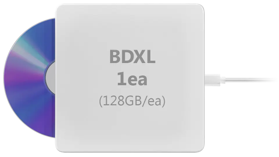 Nagrywarka zewnętrzna Blu-ray USB HLDS BP55EB40 (czarna)