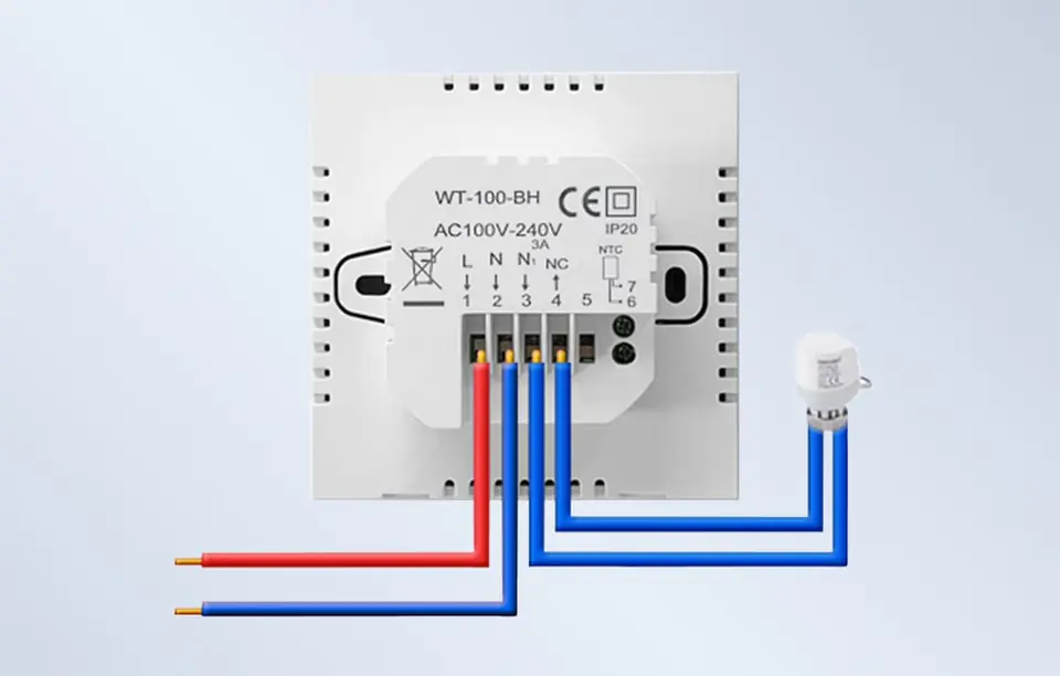 Inteligentny termostat Avatto ZWT100 podgrzewacz wody 3A ZigBee TUYA