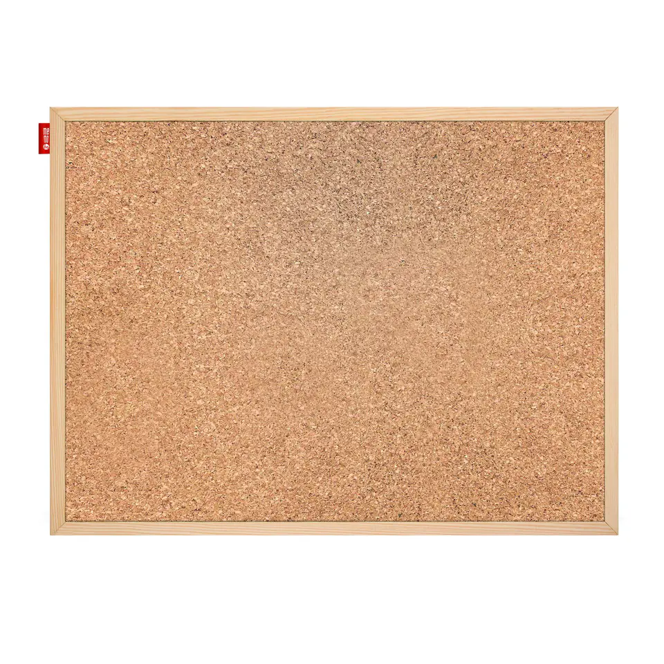 Tablica korkowa 100x80cm rama drewniana MEMOBE MTC100080.00