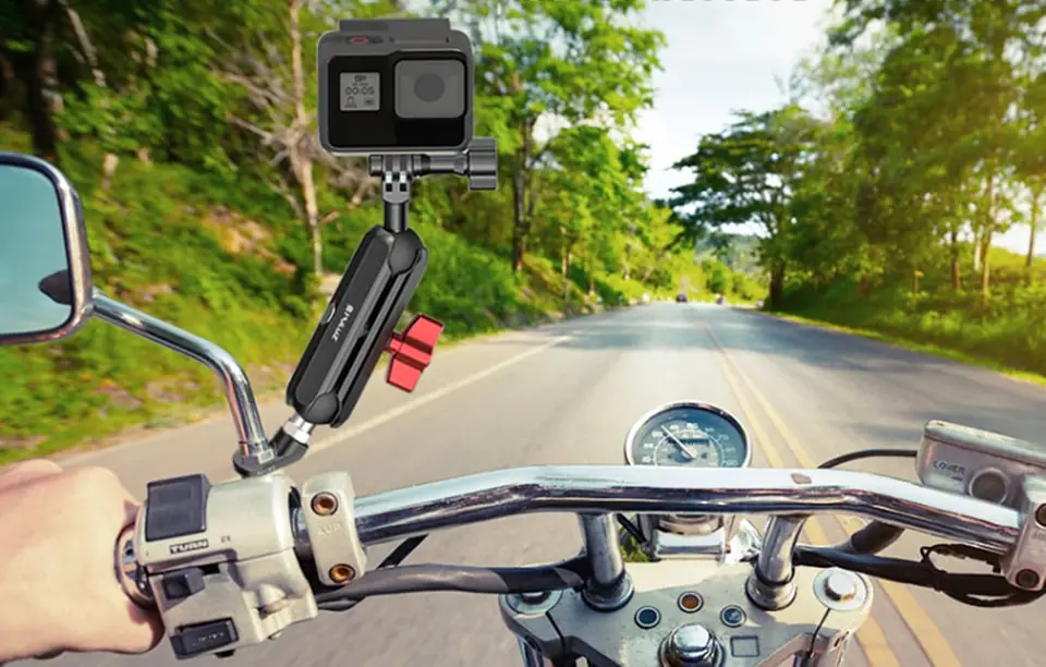 Uchwyt motocyklowy PULUZ do kamer sportowych (DJI, GoPro, Insta360) PU3210