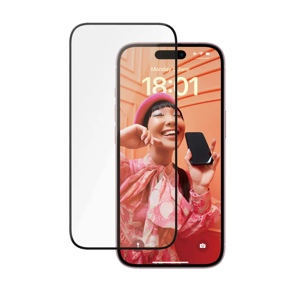 PanzerGlass Ceramic Protection iPhone 156.1" Ultra-Wide-Fit Screen Protection Easy Aligner Included 2837