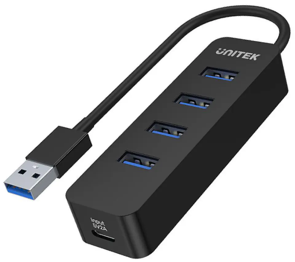 UNITEK HUB USB-A 4X USB-A 3.1, AKTYWNY,10W, H1117A