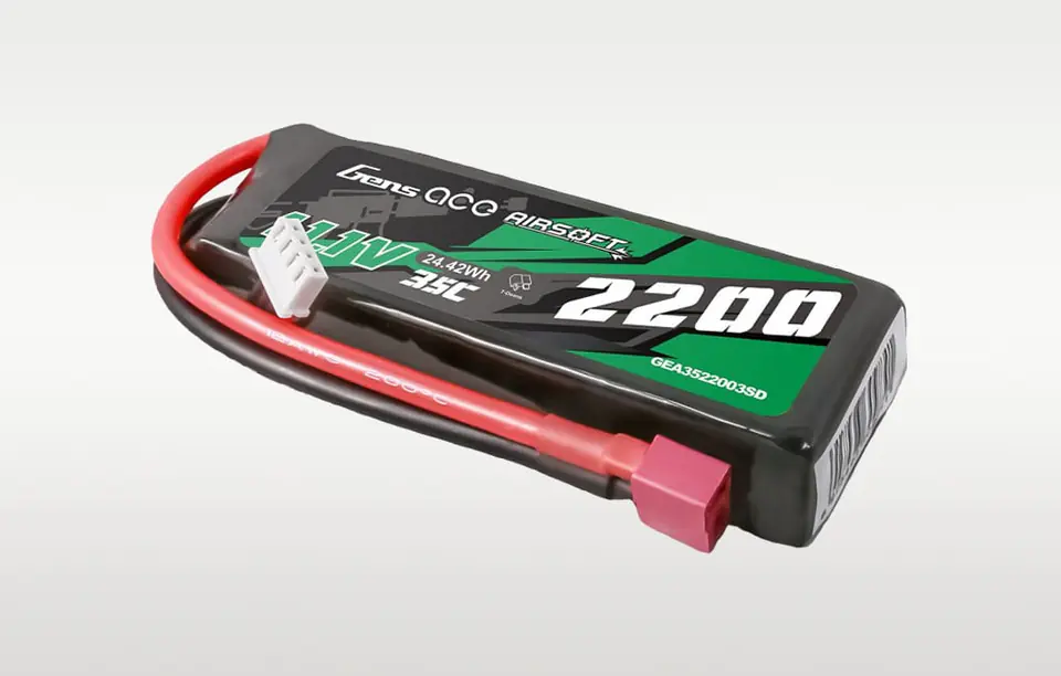 Akumulator Gens ace 35C 2200mAh 3S1P 11.1V Airsoft Gun Lipo z konektorem T Plug