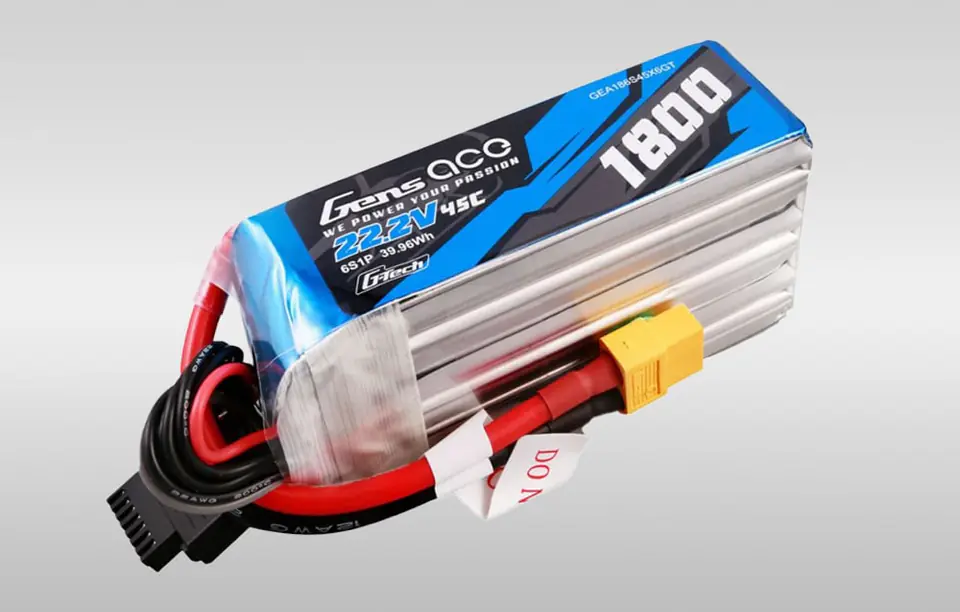 Akumulator Gens ace G-Tech 1800mAh 22.2V 45C 6S1P Lipo z konektorem XT60 Plug