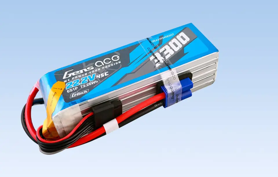 Akumulator Gens ace G-Tech 3300mAh 22.2V 45C 6S1P Lipo z konektorem EC5 Plug