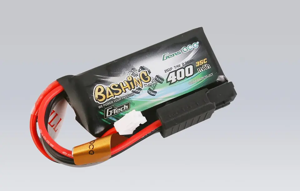 Akumulator Gens ace G-Tech 400mAh 7.4V 2S1P 35C Lipo z konektorem JST-PHR Plug-Bashing Series