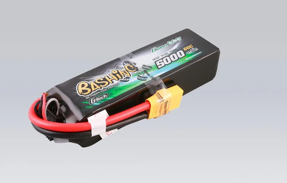 Akumulator Gens ace G-Tech 5000mAh 14.8V 4S1P 60C Lipo z konektorem XT90 Plug-Bashing Series