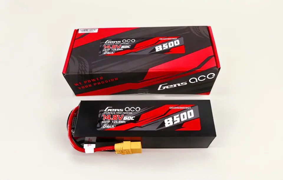 Akumulator Gens ace G-Tech 8500mAh 14.8V 60C 4S1P Lipo z konektorem XT90 plug