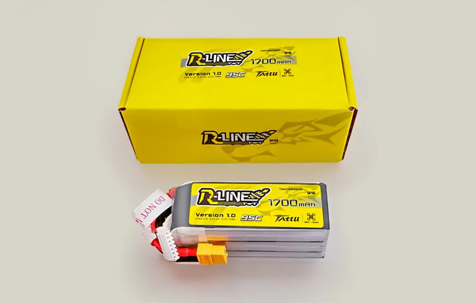 Akumulator Tattu R-Line 22.2V 1700mAh 6S 95C Lipo z konektorem XT60 Plug