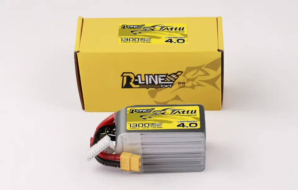 Akumulator Tattu R-Line Version 4.0 1300mAh 29.6V 130C 8S1P Lipo z konektorem XT60 Plug