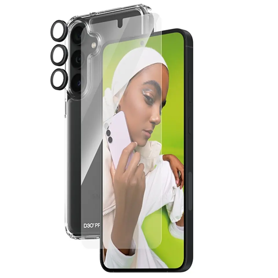 PanzerGlass Bundle 3in1 Sam S24 S921Hardcase + Screen Protector + Camera Lens B1210+7350