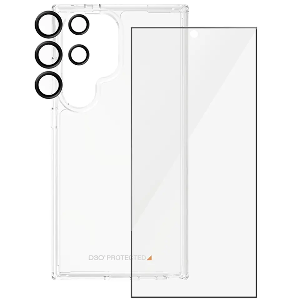 PanzerGlass Bundle 3in1 Sam S24 UltraS928 Hardcase + Screen Protector + Camera Lens B1212+7352