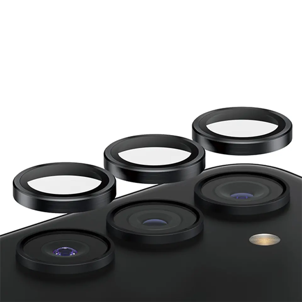 PanzerGlass Hoops Camera Sam S24+ czarny/black 1208 camera lens protector hoop optic rings