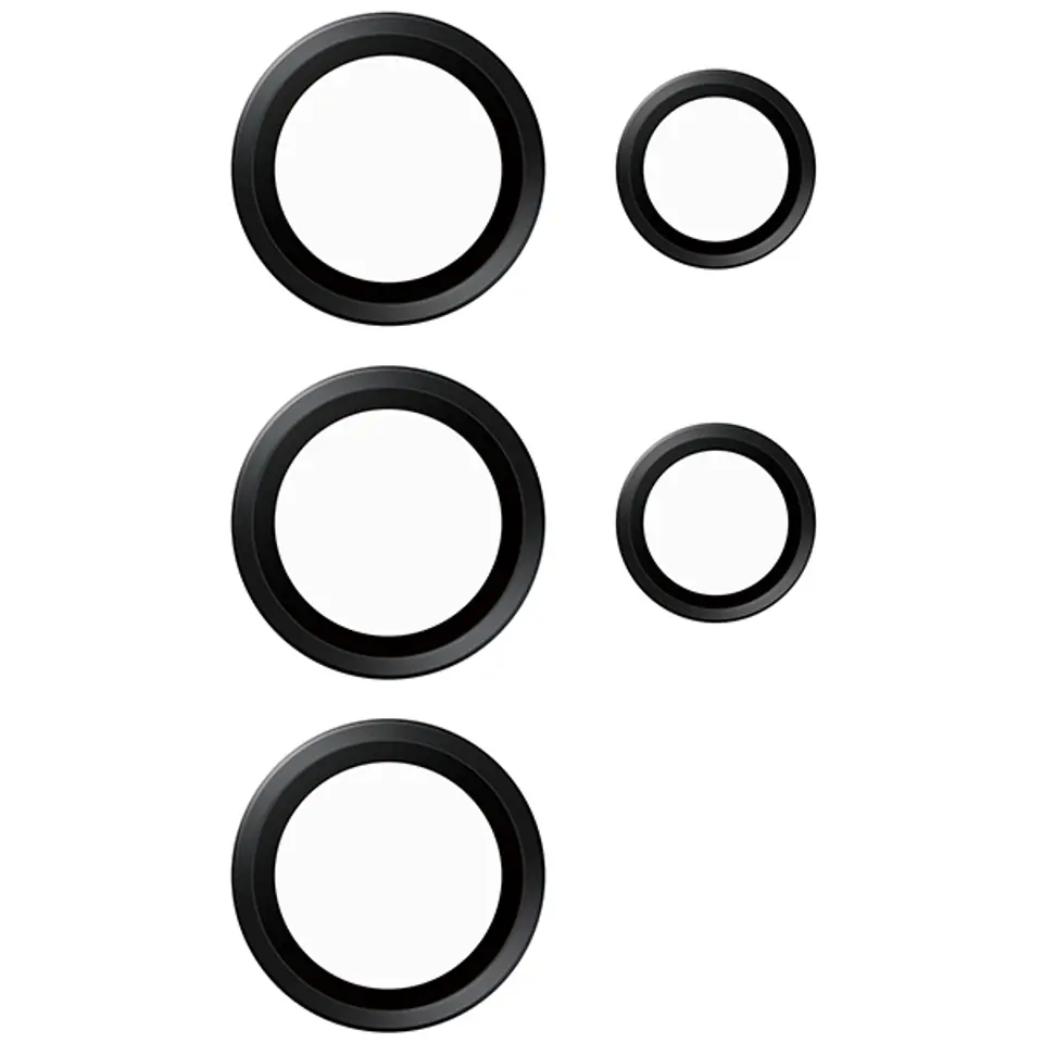 PanzerGlass Hoops Camera Sam S24 Ultra czarny/black 1209 camera lens protector hoop optic rings