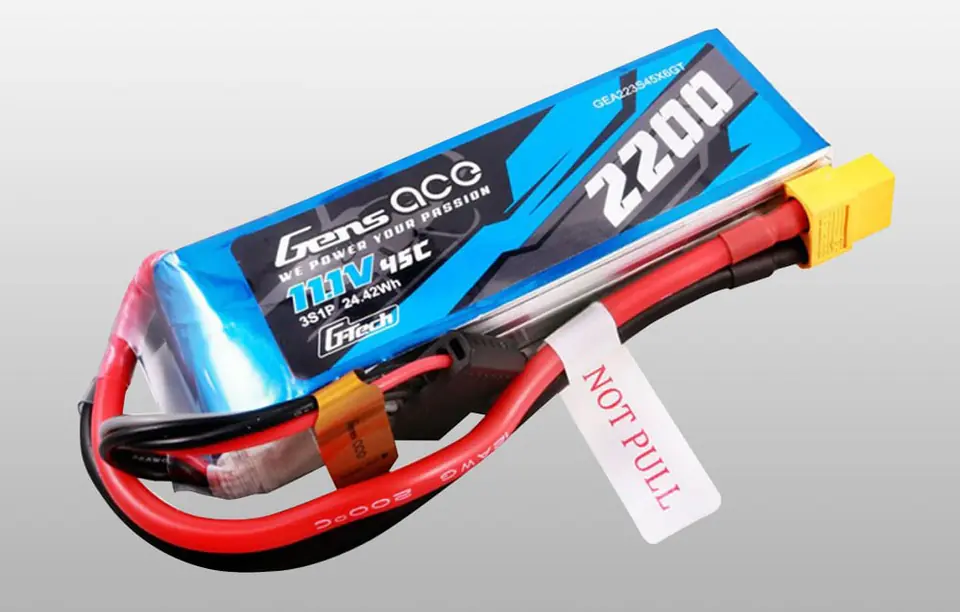 Akumulator Gens Ace G-Tech 2200mAh 11.1V 45C 3S1P z konektorem XT60