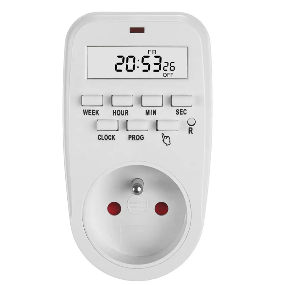Włącznik czasowy - timer cyfrowy do 16A, IP20, GreenBlue