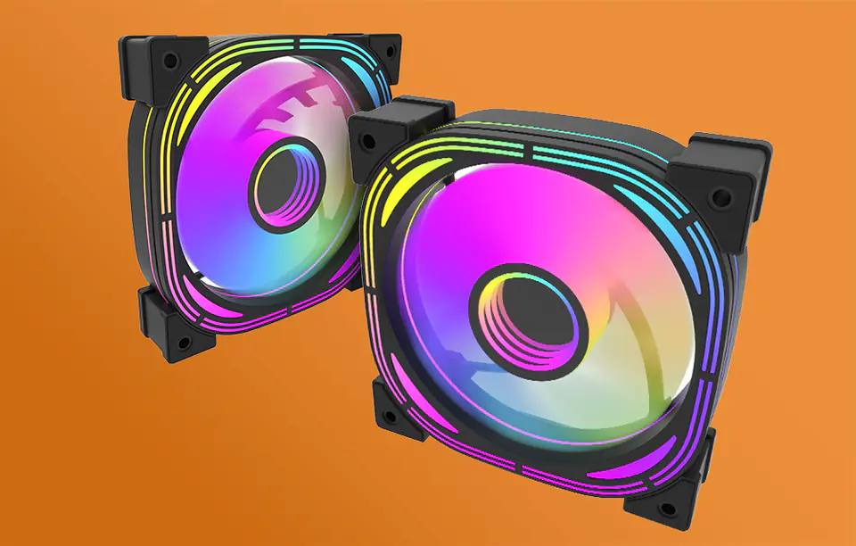 Zestaw wentylatorów ARGB do komputera Darkflash INF24 5w1 (czarny)