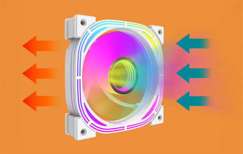 Zestaw wentylatorów ARGB do komputera Darkflash INF24 5w1 (czarny)