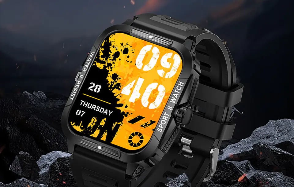 Smartwatch Colmi P76 (czarny)