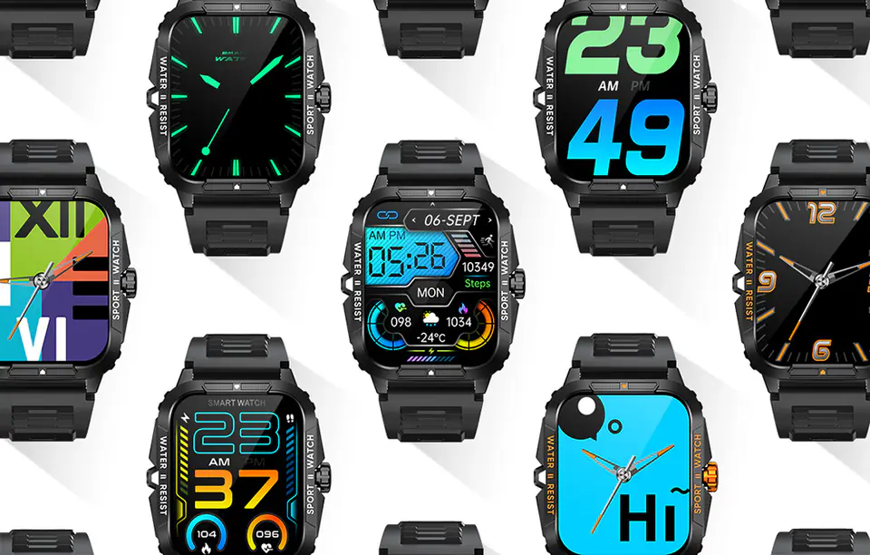 Smartwatch Colmi P76 (czarny)