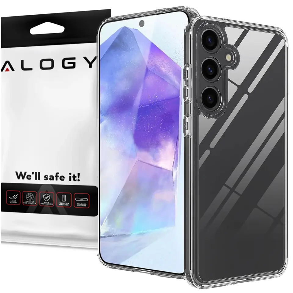 Etui do Samsung Galaxy A35 5G obudowa plecki futerał Hybrid Clear Case Alogy Przezroczyste