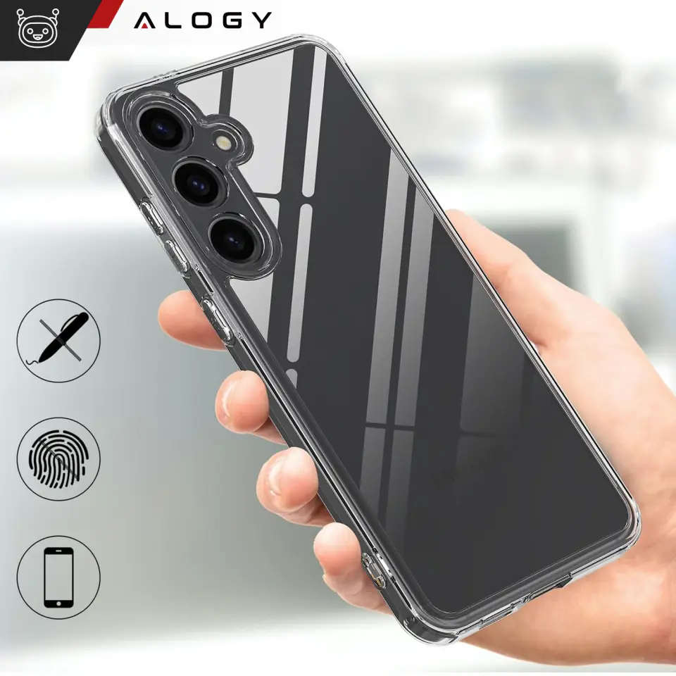 Etui do Samsung Galaxy A55 5G obudowa plecki futerał Hybrid Clear Case Alogy Przezroczyste